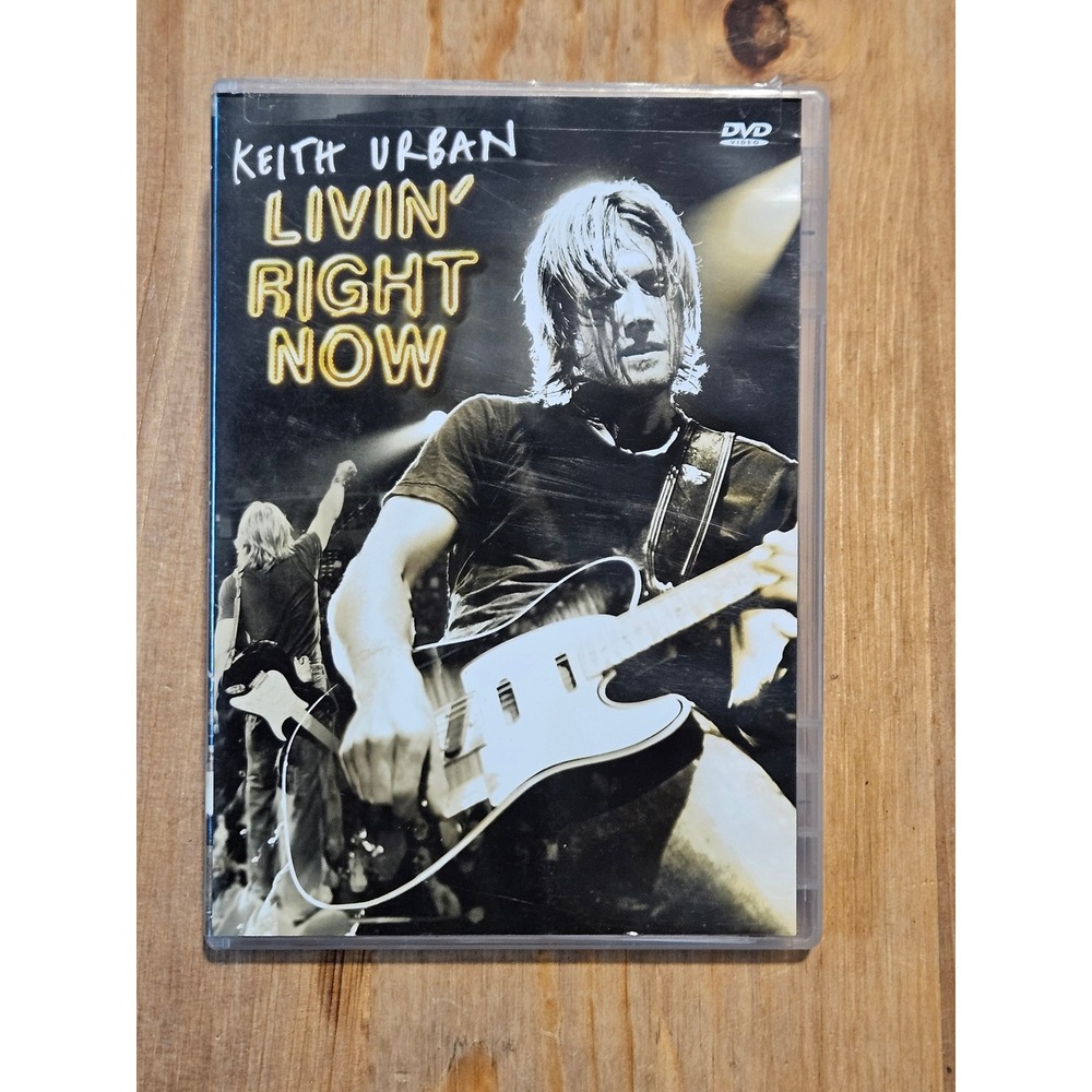 Keith Urban Livin' Right Now Live Concert DVD 2005 Country Music EMI Capitol